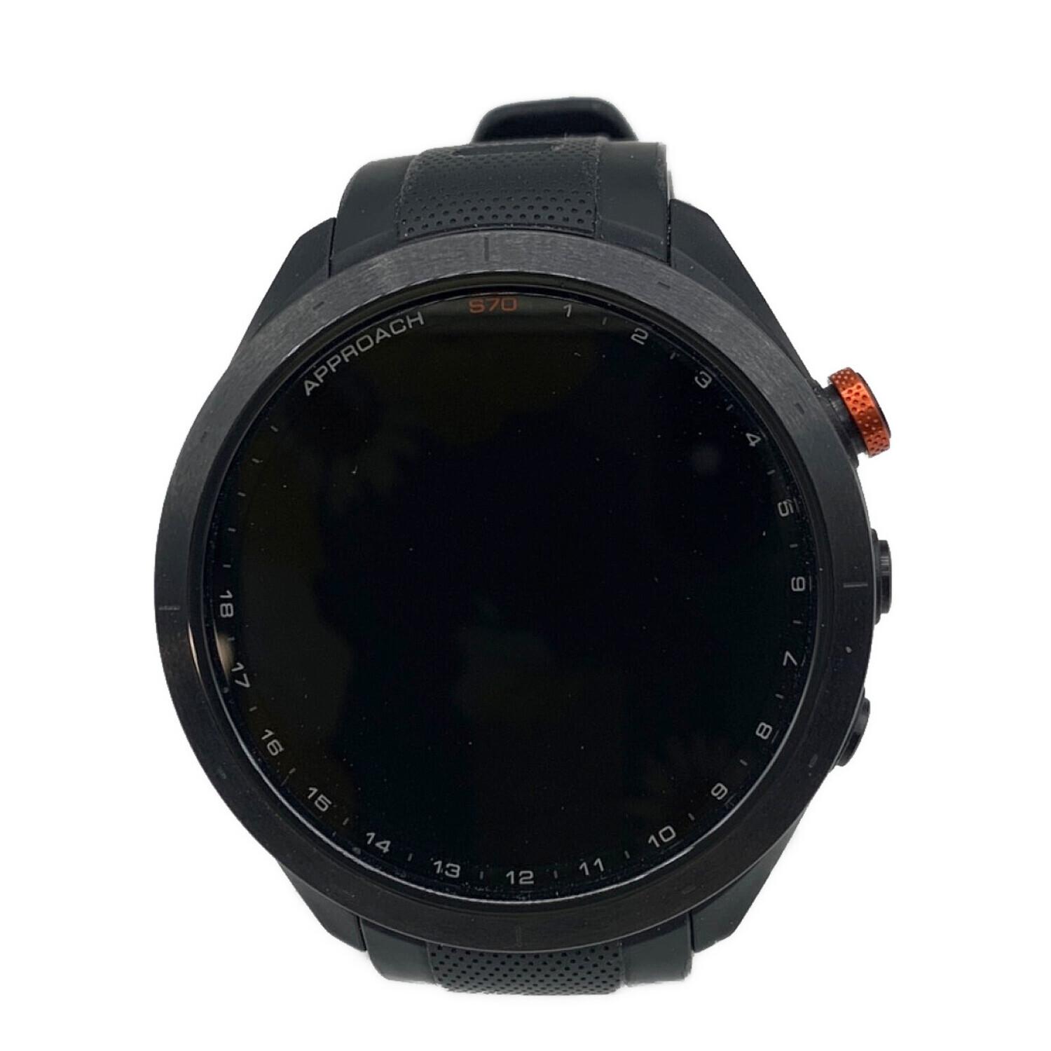 GARMIN (ガーミン) ゴルフ距離測定器 ブラック Approach S70 47mm