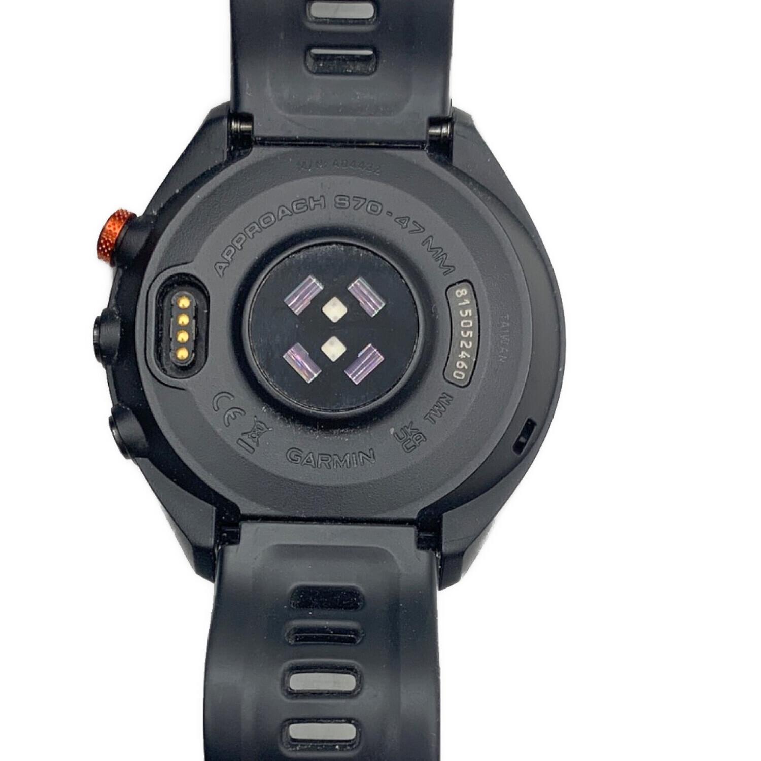 GARMIN (ガーミン) ゴルフ距離測定器 ブラック Approach S70 47mm