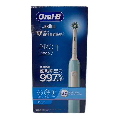 BRAUN (ブラウン) 電動歯ブラシ Oral-B PRO1 1000 カリビアン