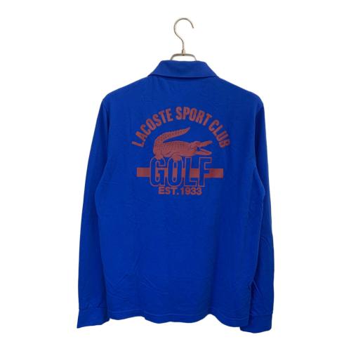 LACOSTE SPORT (ラコステスポーツ) ゴルフウェア(トップス) DH1085 バックプリント長袖ゴルフポロシャツ