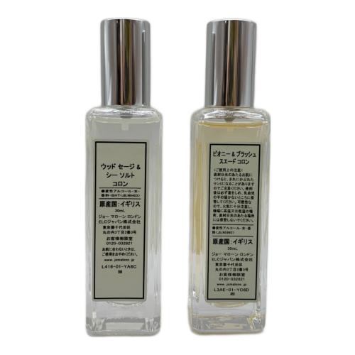 JO MALONE (ジョーマローン) コロン ウッドセージ&シーソルト/ピオニー&ブラッシュスエード 30ml×30ml 残量80%-99%