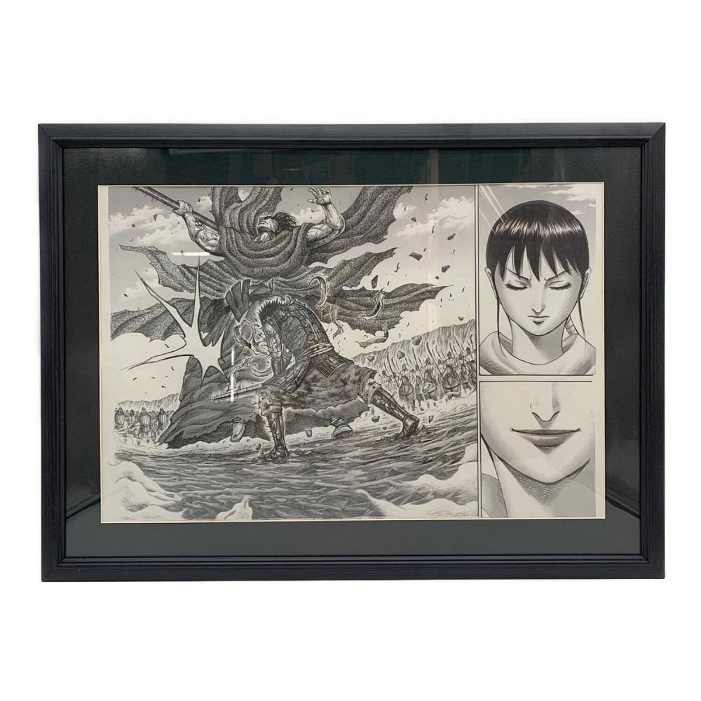 KINGDOM キングダム展 信VS龐煖 殿の飛矢 複製原画｜トレファクONLINE