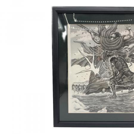 KINGDOM キングダム展 信VS龐煖 殿の飛矢 複製原画｜トレファクONLINE