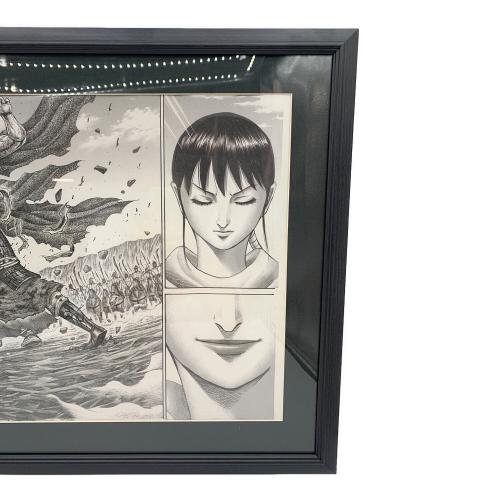 KINGDOM キングダム展 信VS龐煖 殿の飛矢 複製原画