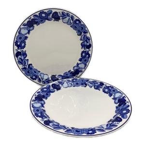ROYAL COPENHAGEN (ロイヤル・コペンハーゲン) プレート ゴールデンサマーブルー 	2Pセット