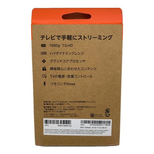 amazon (アマゾン) Fire TV Stick HD