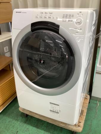 SHARP (シャープ) ドラム式洗濯乾燥機 ES-S7J-WL 2024年製 変色有