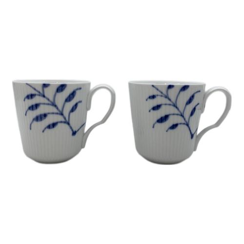 ROYAL COPENHAGEN (ロイヤル・コペンハーゲン) マグカップ ブルーフルーテッド・メガ 2Pセット