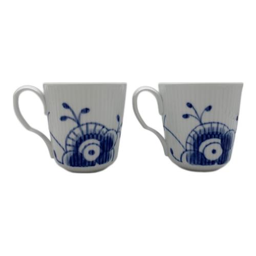 ROYAL COPENHAGEN (ロイヤル・コペンハーゲン) マグカップ ブルーフルーテッド・メガ 2Pセット