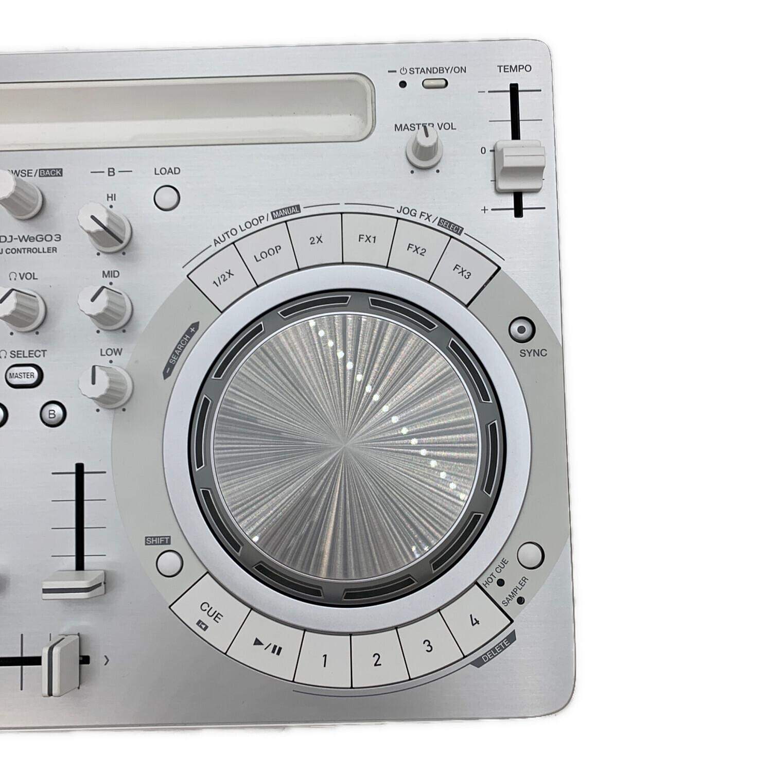 Pioneer (パイオニア) DJコントローラー ターンテーブル DDJ-WeGo3-w