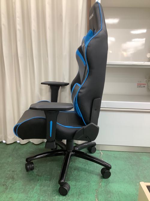 AK Racing (エーケーレーシング) ゲーミングチェア ブラック×ブルー