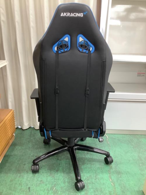 AK Racing (エーケーレーシング) ゲーミングチェア ブラック×ブルー
