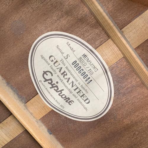 EPIPHONE (エピフォン) HUMMING BIRD アコースティックギター チェリーサンバースト