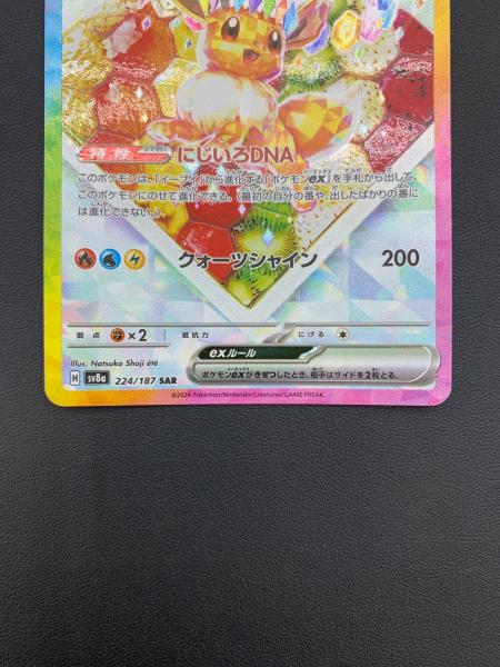 イーブイex 224/187 SAR ハイクラスパック「テラスタルフェスex