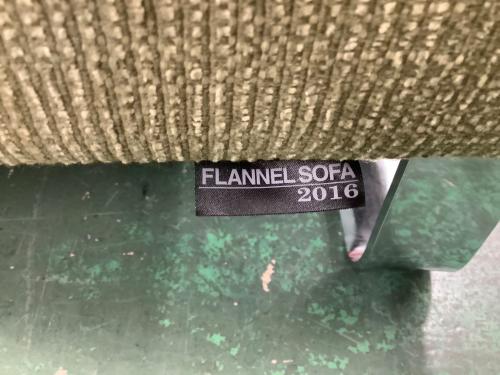 FLANNEL SOFA (フランネルソファ) 2.5人掛けソファ 268 黄緑 SIESTA