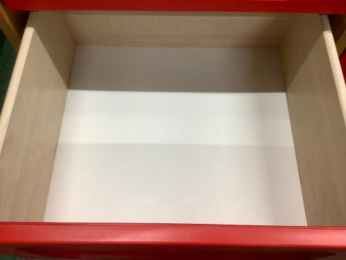 IKEA (イケア) チェスト レッド×ナチュラル トロファスト