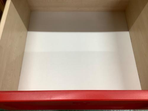IKEA (イケア) チェスト レッド×ナチュラル トロファスト