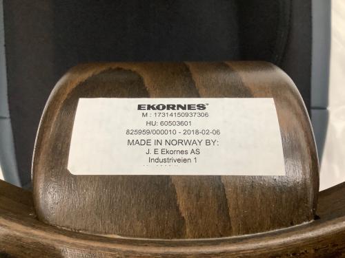 Ekornes (エコーネス) ストレスレスチェア ブルー×ブラウン メイフェア クラシック Mサイズ