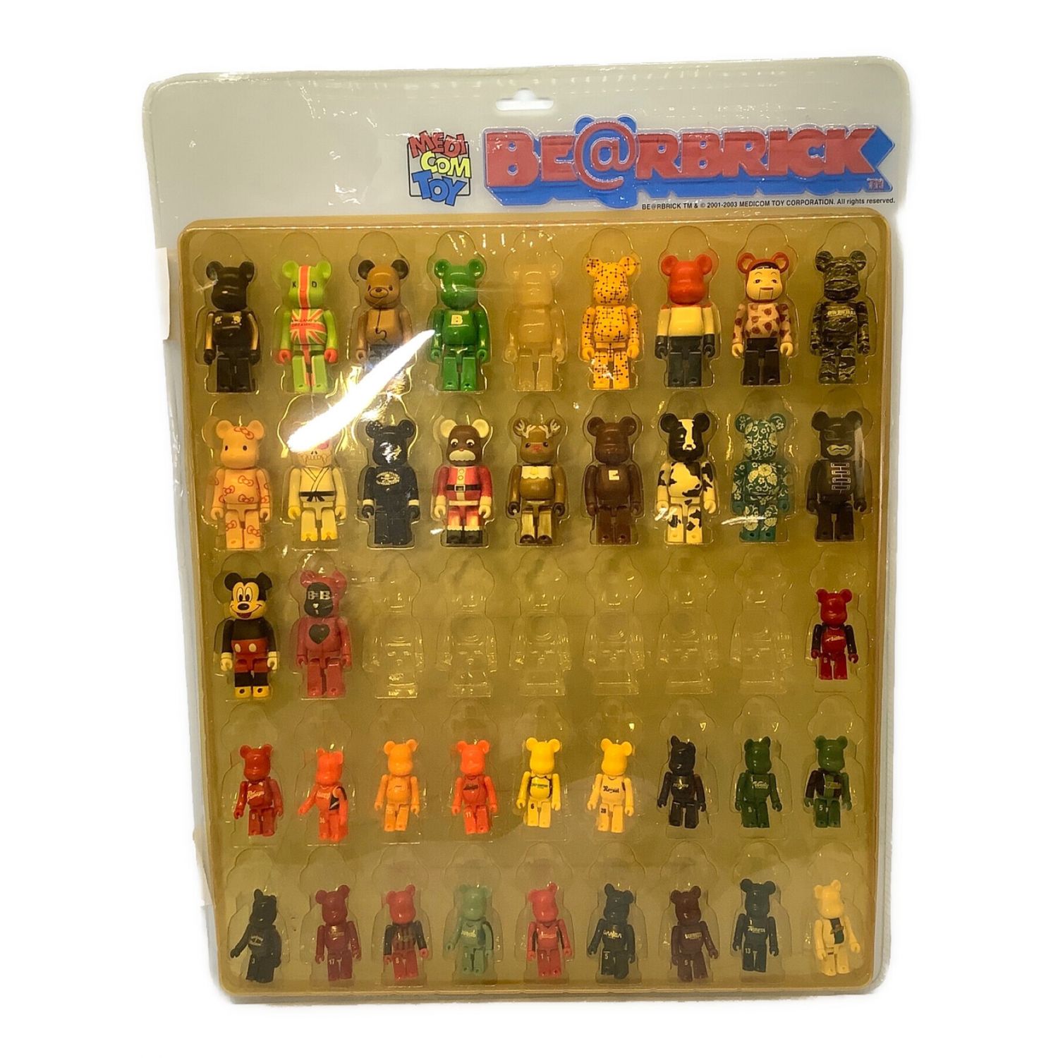 BE@RBRICK DISPLAY BLISTER BOARD 4個セット