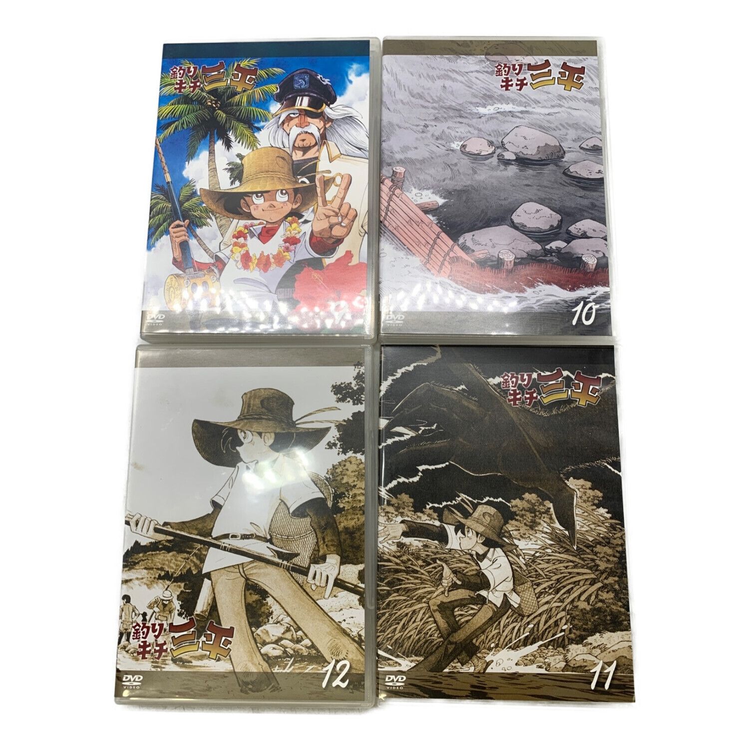 野沢雅子釣りキチ三平 完全保存版 DVD BOX  上下巻 セット 矢口高雄