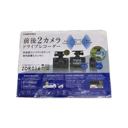【新品】コムテック ZDR016　ドライブレコーダー