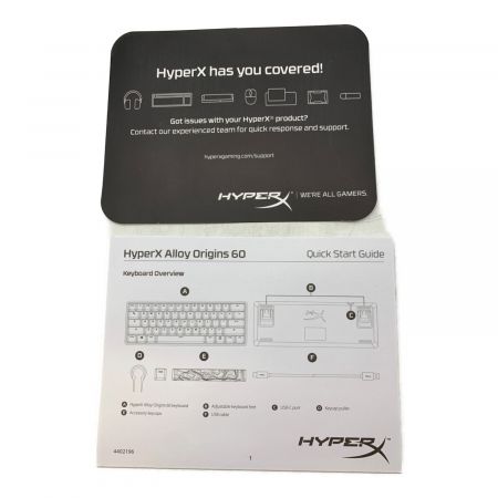HYPERX (ハイペックス) ゲーミングキーボード ORIGINS60