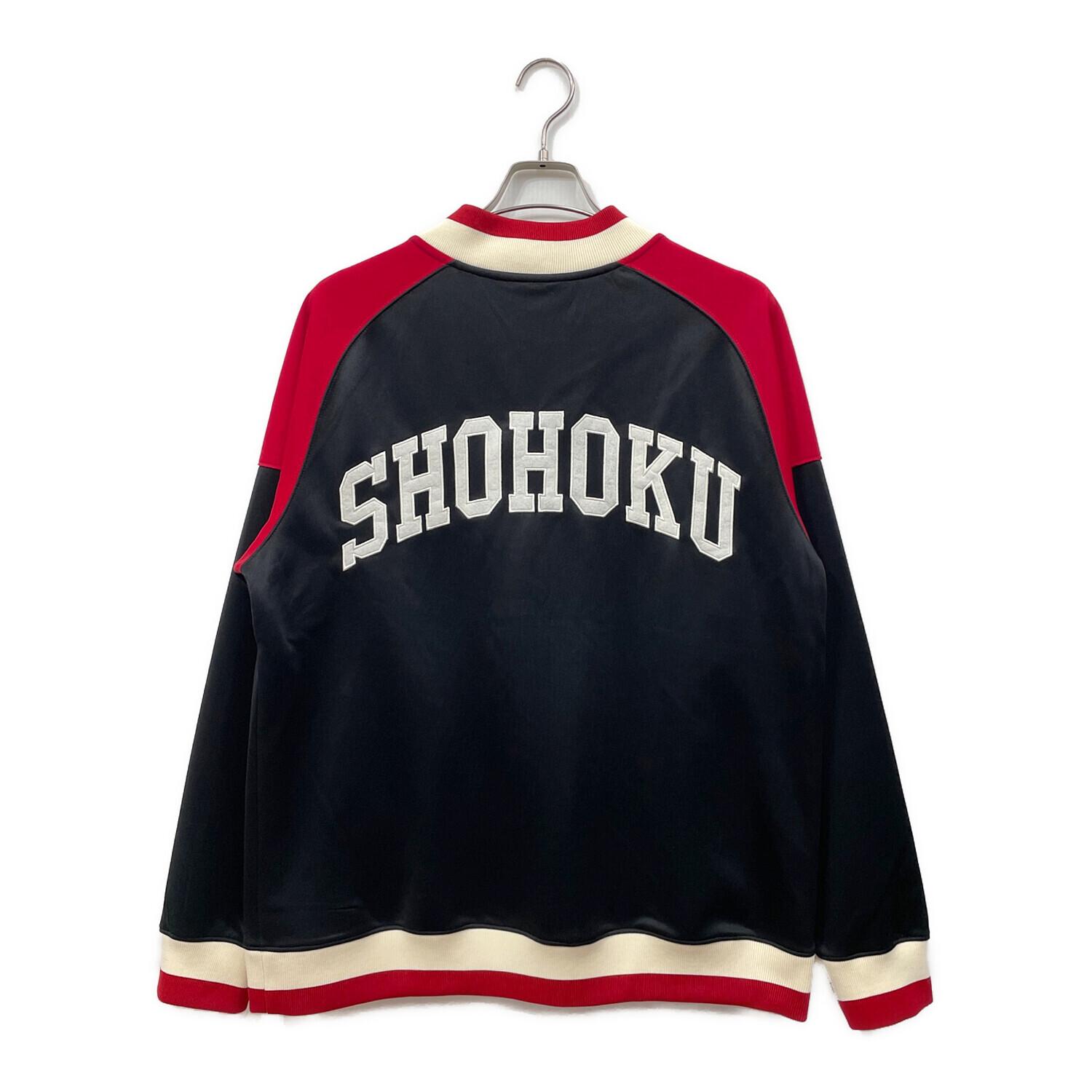 スラムダンク 湘北ジャージセット メンズ SIZE L ブラック×レッド THE