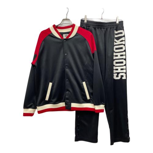 スラムダンク 湘北ジャージセット メンズ SIZE L ブラック×レッド THE FIRST SLAM DUNK 未使用品