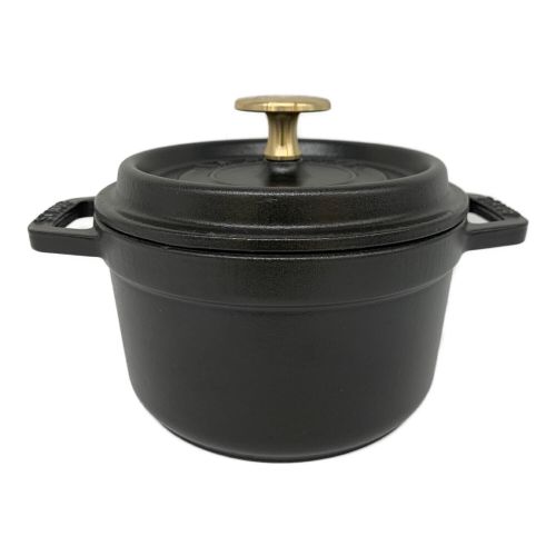 Staub (ストウブ) 鍋 ブラック la cocotte 14㎝｜トレファクONLINE