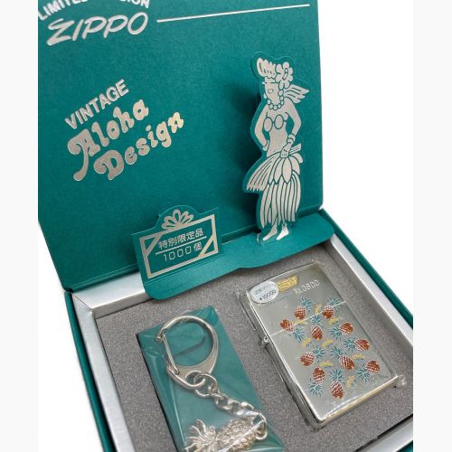 ZIPPO (ジッポ) オイルライター VINTAGE ALOHA DESIGN パイナップル No.0600（ ヴィンテージアロハデザイン）