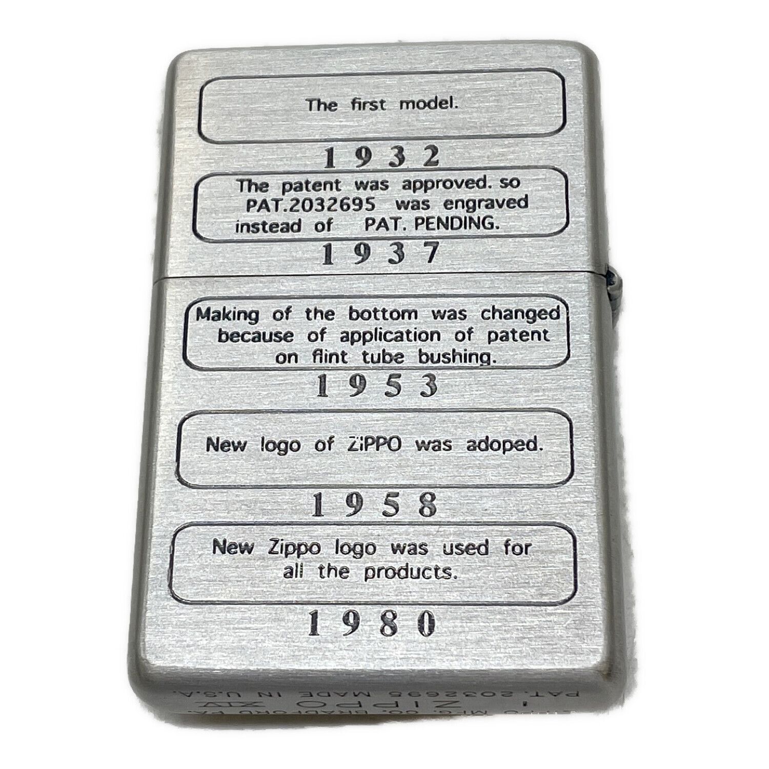 ZIPPO（ジッポ）1998 歴代ボトムメタル｜トレファクONLINE