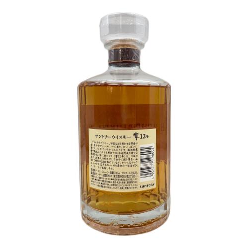 サントリー 響 700ml 12年 ジャパニーズ 旧ラベル 本体のみ 未開封