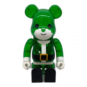 BE@RBRICK (ベアブリック) フィギュア 400% GREEN SANTA (絵本付き) グリーンサンタチャリティーキャンペーン品