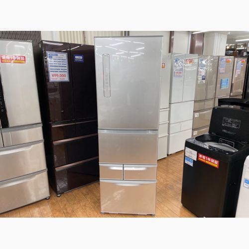 【6ヵ月保証】TOSHIBA (トウシバ) 5ドア冷蔵庫 キズ・ヘコミ有 GR-R41G 2020年製 411L 105L クリーニング済
