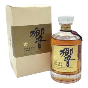 サントリー 響 ウィスキー 17年 @ Π ネックラベル劣化有 750ml
