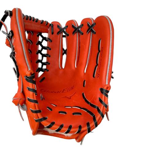 MIZUNO 硬式グローブ オレンジ αラインタイプ Global Elite Hselection SIGNA 1AJGH28507