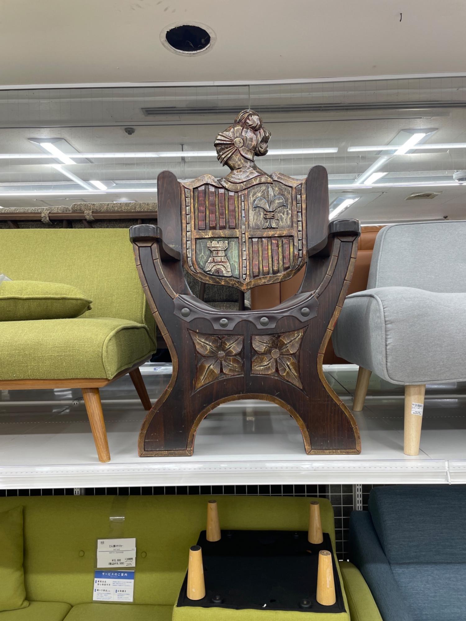 Valencia (バレンシア) アンティーク調チェア キズ有 ブラウン