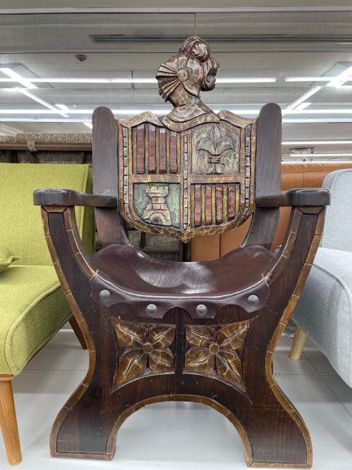 Valencia (バレンシア) アンティーク調チェア キズ有 ブラウン