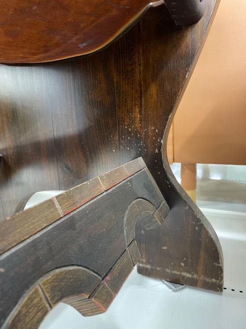 Valencia (バレンシア) アンティーク調チェア キズ有 ブラウン