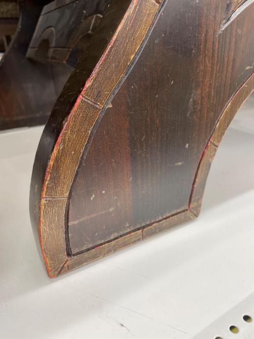 Valencia (バレンシア) アンティーク調チェア キズ有 ブラウン