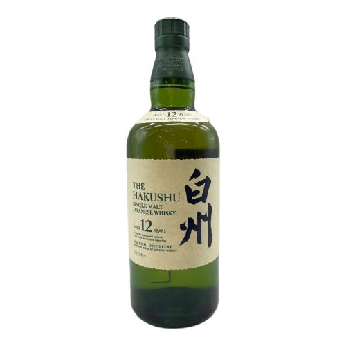 サントリー ジャパニーズウィスキー シングルモルト 700ml 白州 12年 未開封