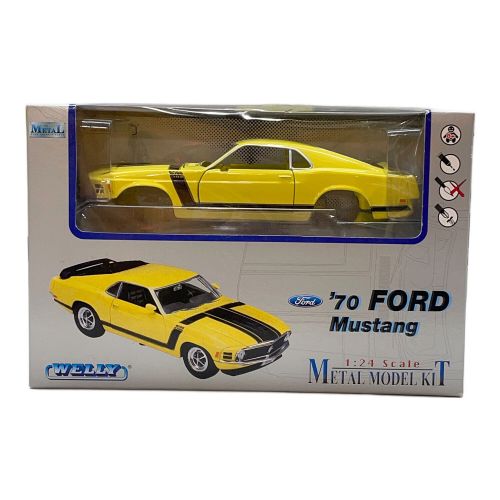 WELLY (ウィリー) ミニカー 1/24 70 FORD MUSTANG METAL MODEL KIT