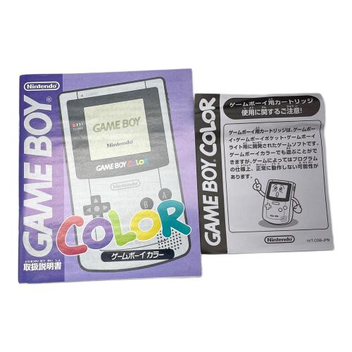 Nintendo (ニンテンドー) GAMEBOY COLOR CGB-001