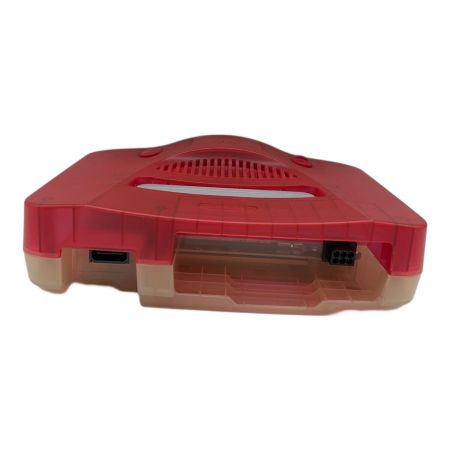 Nintendo (ニンテンドー) Nintendo64 クリアレッド @ NUS-001 動作確認