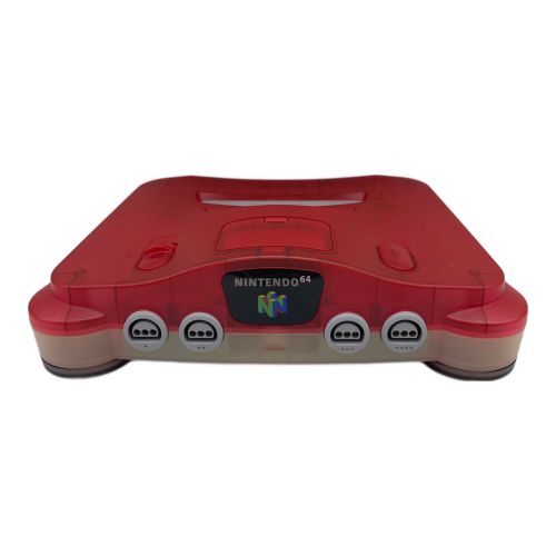 Nintendo (ニンテンドー) Nintendo64 クリアレッド @ NUS-001 動作確認済み NUJ15660488