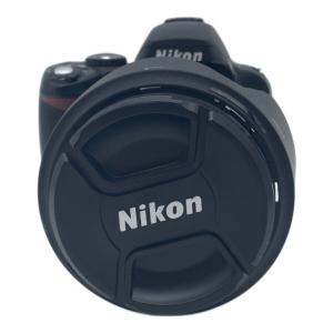 Nikon (ニコン) 一眼レフカメラ D40X レンズAF-S18-200mm レンズフードワレ有 印字カスレ