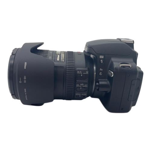 Nikon (ニコン) 一眼レフカメラ D40X レンズAF-S18-200mm レンズフードワレ有 印字カスレ