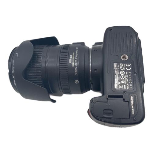 Nikon (ニコン) 一眼レフカメラ D40X レンズAF-S18-200mm レンズフードワレ有 印字カスレ