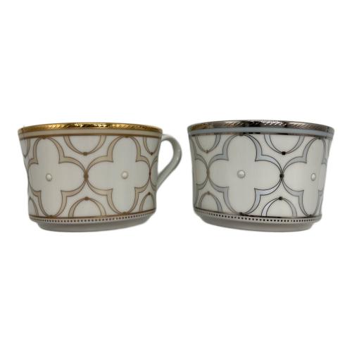 Noritake (ノリタケ) カップ&ソーサー トレフォリオゴールド&プラチナ