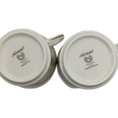 Noritake (ノリタケ) カップ&ソーサー トレフォリオゴールド&プラチナ